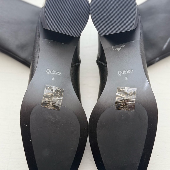 Quince Italian Leather Stretch Sock Bootie - Picture 3 of 8